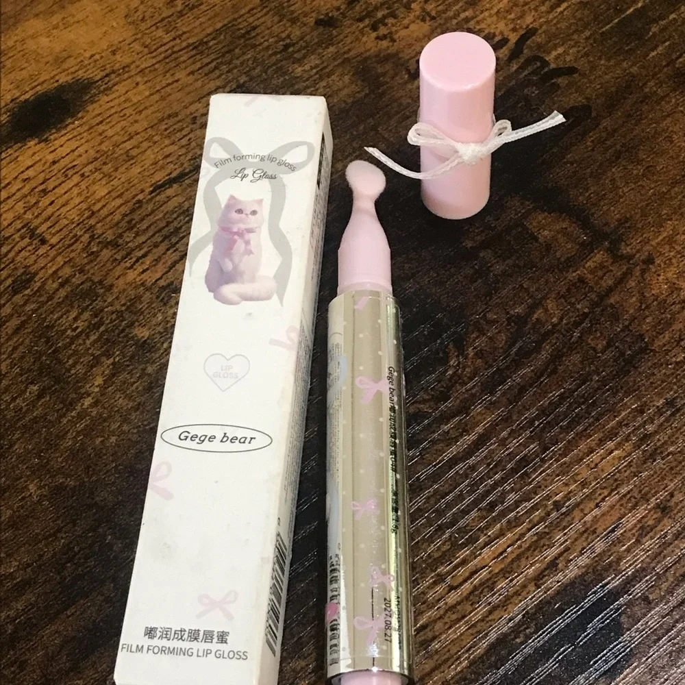 Gege Bear Pink Film-Forming Lip Gloss